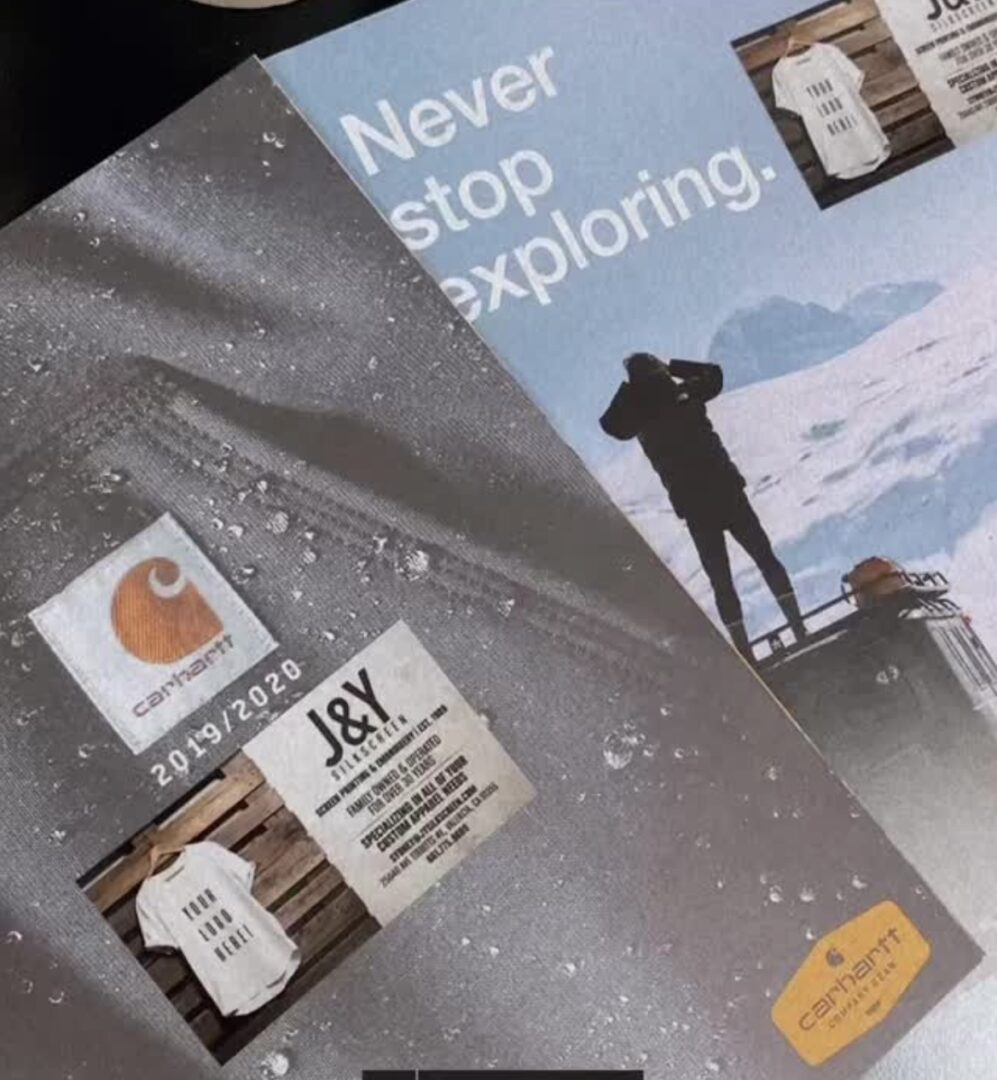 A close-up shot of the J& Y published book